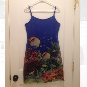 Aquarium mural dress